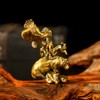 CHOVY Jungle Pyramid Statue - 100% Solid Brass Animal Stack