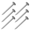 Abaodam 6pcs Heavy Duty Stainless Steel Survey Markers Durable Flat