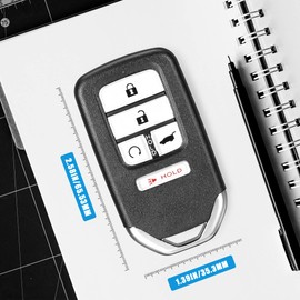 VOFONO Car Key Fob Keyless Entry Remote Start Smart Compatible with Honda Pilot 2016-2018 CRV 2017-2018 (FCC ID: KR5V2X)