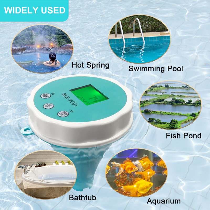 Atyhao Water Tester 6 in 1 Tester Swimming Pool Spa