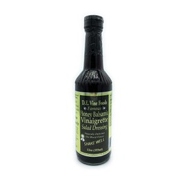 D.E. VINE Honey Balsamic Vinaigrette Dressing, 2-PACK (2-12oz bottles)