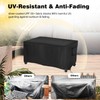 Saking Fire Pit Cover, 44 Inch Fire Table Cover Rectangular