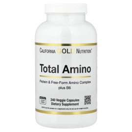 2 X California Gold Nutrition, aminoácidos totales con vitaminas B-6 y 20 aminoácidos
