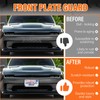 ABS Front License Plate Holder & Frame Bracket- Enhanced Anti-