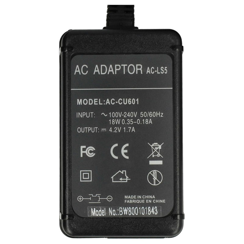 vhbw CAMERA ADPATER CHARGER suitable for SONY Cybershot DSC-TX9, DSC-TX10,