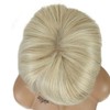 Creamily Short Blonde Hair Toppers for Women with Thinning Hair