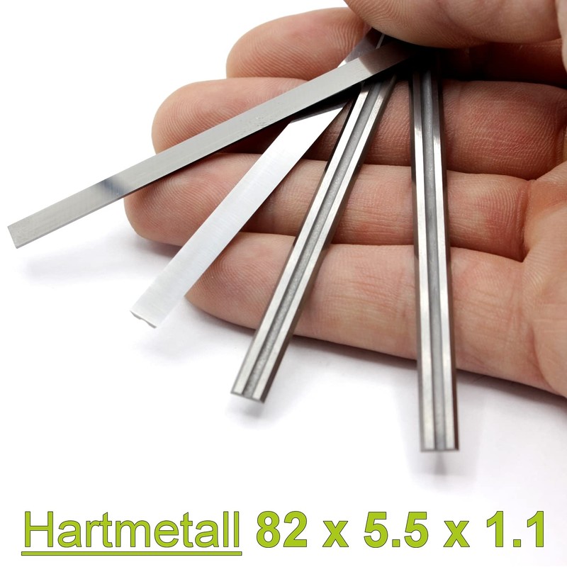 4 x HM reversible blades / planer blades for Meister