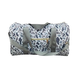 BA0159---Fashion Girls Hunting Camo Fitness & Travel Bags  | Trendy Gear for Stylish Adventurers Durable:_grey camo 