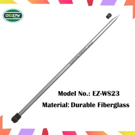 EEZ RV Products 23FT Telescoping WindSock Pole with 20' long (Mixed colors Windsock Tube) Adjustable and Easy to Assemble, Great for RV Ladder Mount Windsocks, Spinners, and Kites