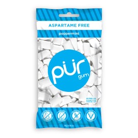 Pur Gum Variety Pack - Peppermint, Pomegranate Mint, Spearmint and Wintergreen - 55 Pieces each