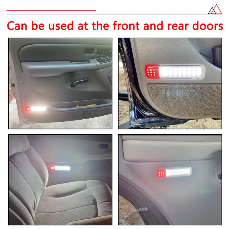 GZZTORES Led Doors Light Courtesy Lights Compatible with Chevy Silverado