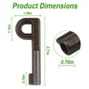 VIDABTE Pedestal Key for Jonard Tools TTK-225, P Key for