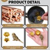 AceOrbit 5 Pcs 99.99% Pure Copper Bird Bath Disk Ornaments