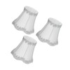 3Pcs Modern Lamp Shades E14 Candle Chandelier Lampshade Clip On