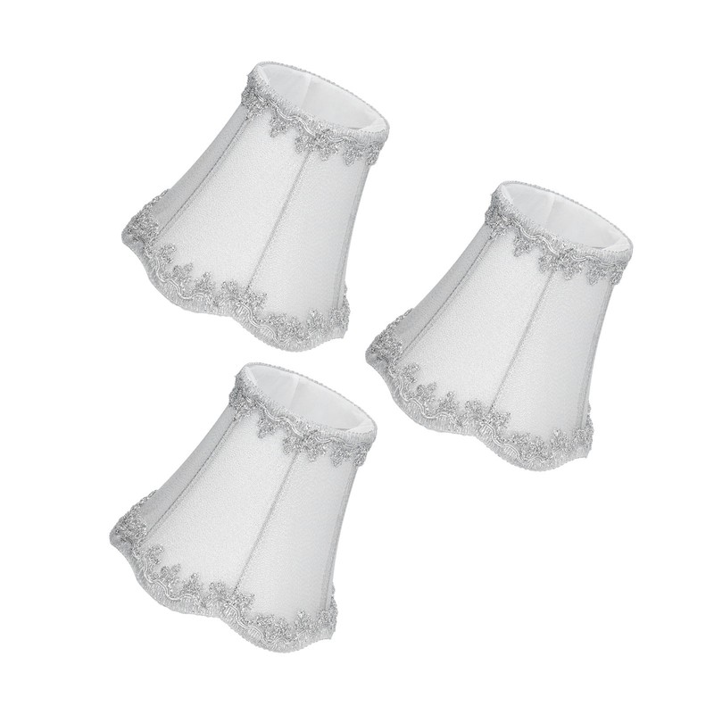 3Pcs Modern Lamp Shades E14 Candle Chandelier Lampshade Clip On