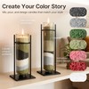 comforder Unscented Candle Sand with Wicks, Pearled Candle, Wax Granules,