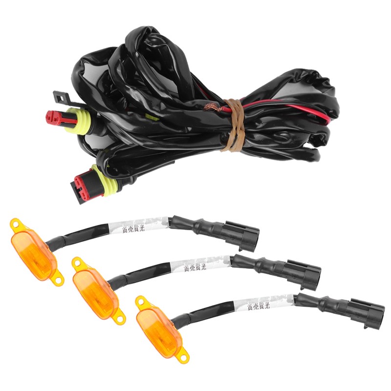 3pcs Car Grille Light with Harness High Brightness Fit for