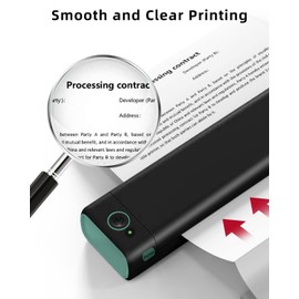 Phomemo US Letter Folding Thermal Paper,Continuous Phomemo M08F Thermal Paper, Compatible with COLORWING M08F-Letter, M08D, Compatible with TATTMUSE Printer, Size 8.5" x 11",100 Sheets