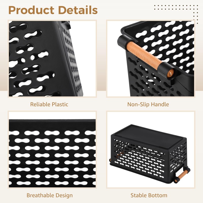 8 PCS Storage Baskets - 12 x 6 x 5