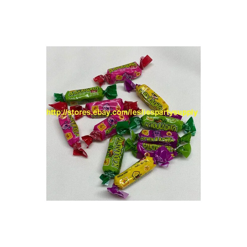 De la rosa Aciduladito with chili Assored Artidficial Flavors 100-pcs