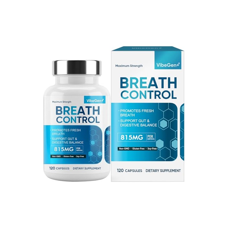 Bad Breath Treatment for Adults, 7-in-1 Advanced Breath Control Supplement