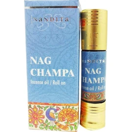 Nag Champa - Nandita Incense Oil/Roll On - 1/4 Ounce Bottle