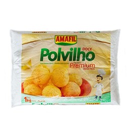 Manioc Starch - Polvilho Doce Premium - Amafil Manioc Starch - 2 Lbs (1 Kg) - GLUTEN-FREE - Amafil - 3 PACK