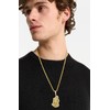 RepaTime Gold Plated Necklace with Praying Hands Pendant Stainless Steel