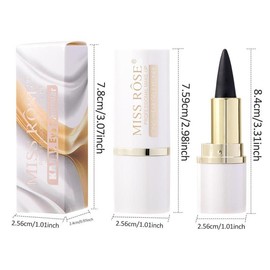 Long Lasting Gel Eyeliner, 1 Count Smooth Matte Finish Eyeliner Stick, Professional Eye Makeup Products for Women & Girls, Cosmetic:_Black packaging_1 count