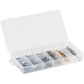 AGT Assortment Box: Assortment Box Steel Nails, 550-Piece Set (Sorting Box, Small Parts Assortment)