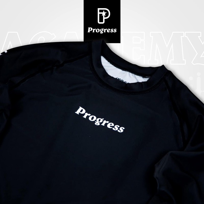 Progress Jiu Jitsu Academy Long Sleeve SleeveRashguard | Durable BJJ