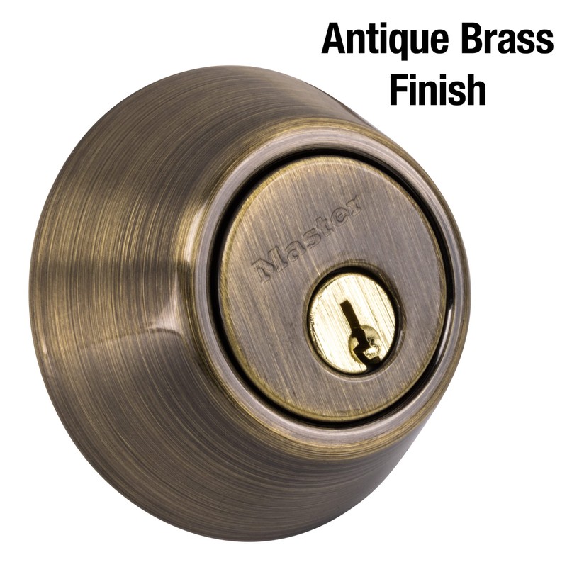 Master Lock Keyed Entry Door Lock, Single Cylinder Deadbolt with