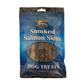 Smoked Salmon Skin Dog Treats - All Natural - Single Ingredient