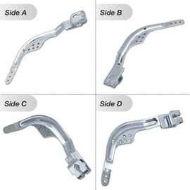 Aynaxcol Throttle Control Lever Arm Assembly 16500-ZH8-823 Return Spring Kit Small Engine with Governor Link Rod Replacement for Honda GX200 GX160 GX140 168F 5.5HP 6.5HP Replace# 16551-ZL0-000