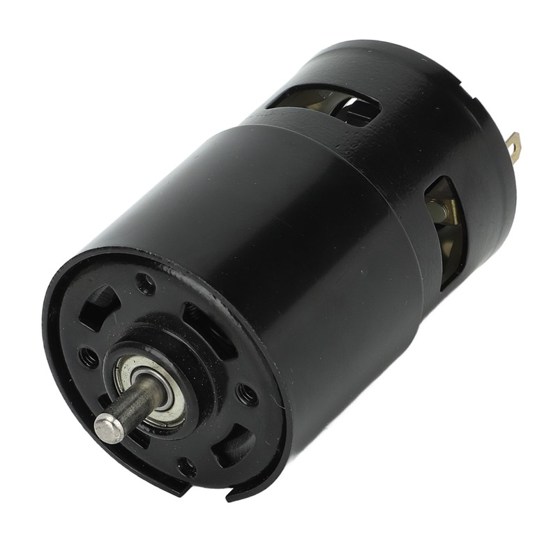 High Torsion DC Motor 12000RPM Round Shaft Fast Speed Red