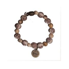 Stretchy Dream Charm Beaded Bracelet