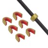 SHENG-RUI Archery Bow String Nocking Points Strings Nock Set Brass