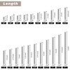 Glvaner (6 Sets) 3/8-16 x 3 Stainless Steel Carriage Bolts