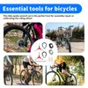 CVASNF 9 Piece Bicycle Spoke Wrench, Size 10-15 Universal Spoke