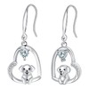 Arrebol Puppy Earrings 925 Sterling Silver for Women Animal Lovers