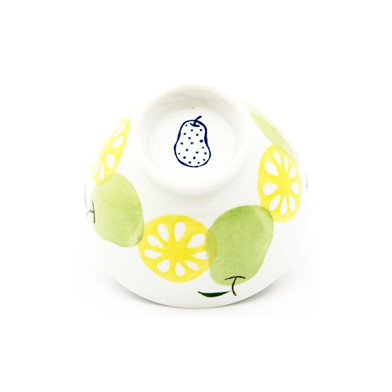 Hasamiyaki Tenryu Pottery Kurawanka Rice Bowl, Small Fruit