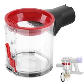 QZQUFJ Transparenter Staubsammeltopf f1r Dyson V7/V8 Staubbeh?lter - Hochwertiges Zubeh?r f1r Dyson Staubsauger Ersatzteile Aufsatz