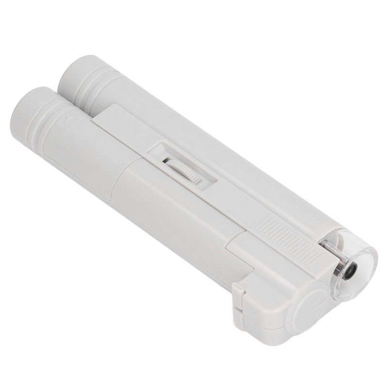 LED Lighted Pocket Microscope 150X Double Tube Portable Handheld Microscopes
