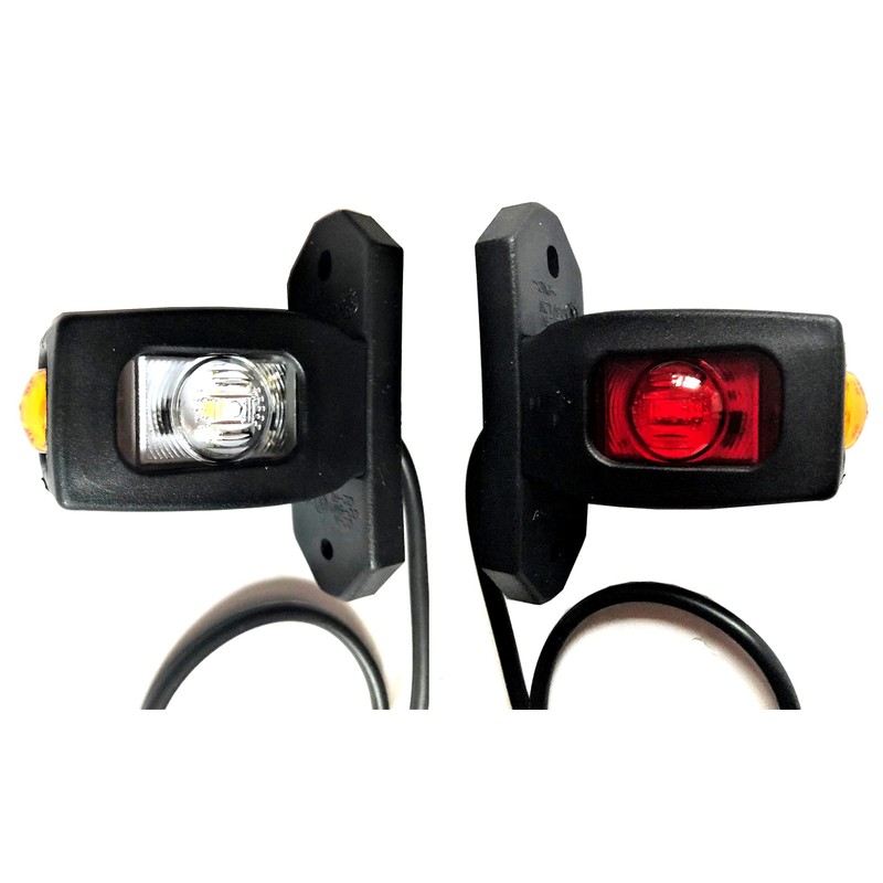 MelTruck® 2 x LED Marker Light Marker Light E9 for