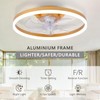 ORITHAM 20" Low Profile Ceiling Fans with Lights and Remote
