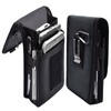 KATOLK Dual Phone Holster, Large Smartphone Pouch, Belt Clip Tool