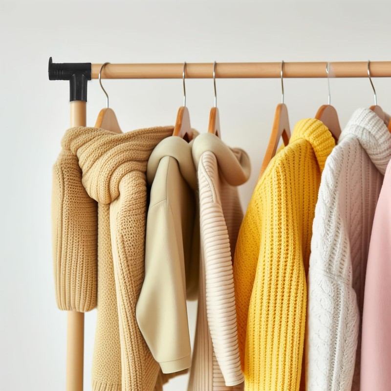 Luxshiny 2Pcs Clothes Rack Right Angle Clothes Drying Rack Connector