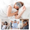 Ptrin Plush Fluffy Sleeping Mask, 1 Pack Sleeping Eye Mask,