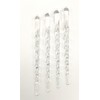 DARO DEKO Acrylic Icicle Ornaments 20 cm Pack of 16
