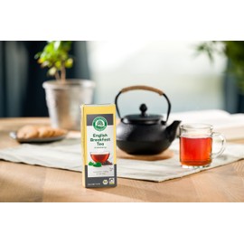 LEBENSBAUM English Breakfast Tea, Organic Tea with Aromatic Strong Flavour, Black Tea, 100% Natural Flavour, 20 Tea Bags of 2 g